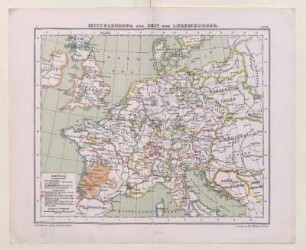 Mitteleuropa zur Zeit der Luxemburger.