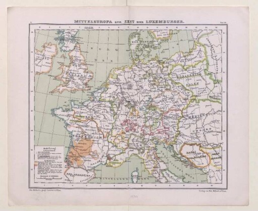 Mitteleuropa zur Zeit der Luxemburger.