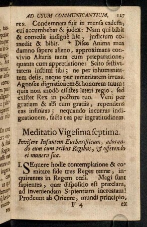 127-132, Meditatio Vigesima septima