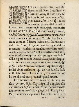Relatio Facta In Consistorio Secreto Coram S. D. N. Gregorio Papa XV. A Francisco Maria Episcopo Portvensi S. R. E. Card. A Monte Die XIX. Ianvarii. M.DC.XXII. Svper Vita, Sanctitate, actis Canonizationis, & miraculis Beati Francisci Xavier E Societate Iesv