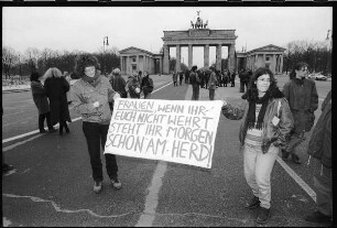 Demonstration am Internationalen Frauentag