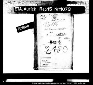Das Armenwesen in Hage
