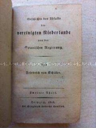 Geschichte des Abfalls der Niederlande von Spanien