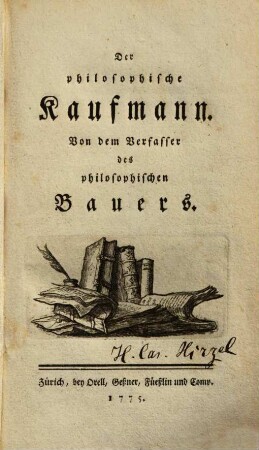 Der philosophische Kaufmann