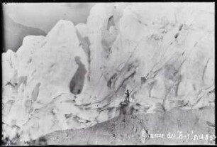Bergsteiger im Glacier des Bossons