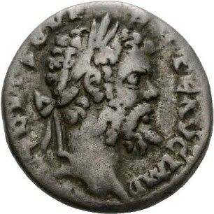 Denar der Septimius Severus mit Darstellung der Fortuna