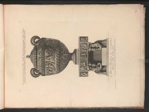 Antike Vase (Piranesi, Vasi, Candelabri, Cippi, Sarcofagi, Tripodi Lucerne ed ornamenti antichi)