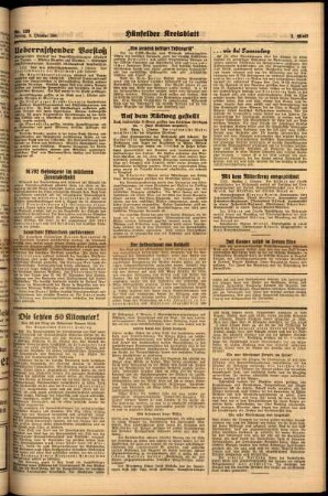 Zweite Ausgabe vom Freitag, den 03. Oktober 1941.