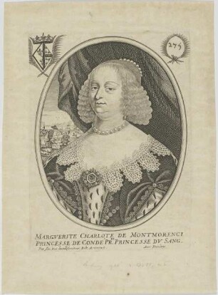 Bildnis der Margverite Charlote de Montmorenci de Condé