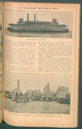 Los "ferry-boats" del Hudson River