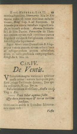 Caput IV. De Ventis.