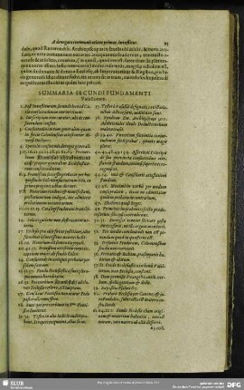 Summaria Secundi Fundamenti Vasallorum