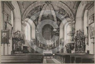 Langhaus der katholischen Dorfkirche Baitzen