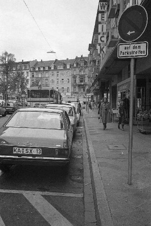 Parksituation in der südlichen Douglasstraße