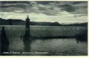 Ansicht von Lindau mit Alpenpanorama