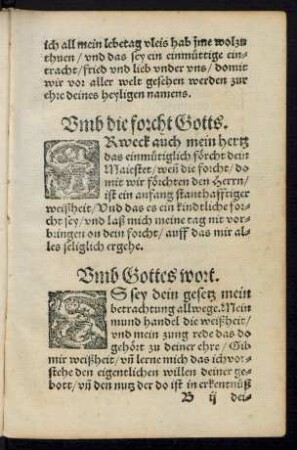 Umb die forcht Gotts.