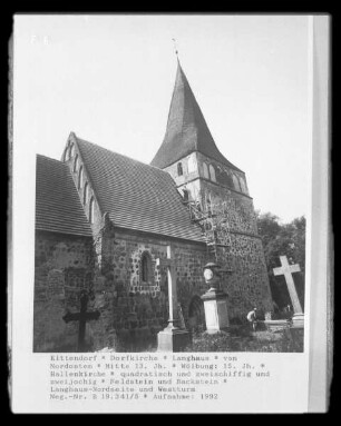 Dorfkirche — Langhaus