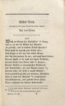 Marcus Valerius Martialis : in einem Auszuge, Vierter Theil