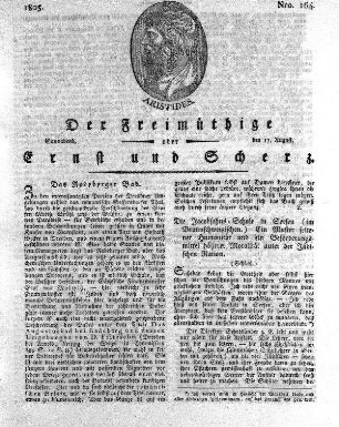 Nro. 164, Sonnabend den 17. August