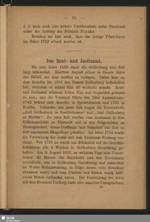 Das Rent- und Justizamt