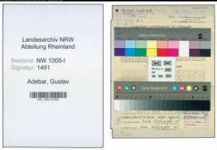 Entnazifizierung Gustav Adebar , geb. 18.09.1897 (Hausmeister)