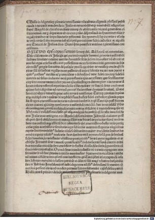 Bulla indulgentiarum 'Domini et salvatoris' : Rom, 1480.12.04