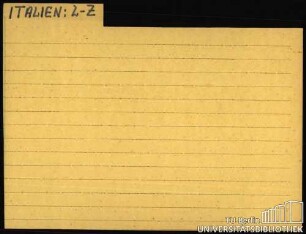 ITALIEN: Diverses LANDW.-ZIERPFL.