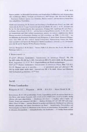 Aa 61. Petrus Lombardus