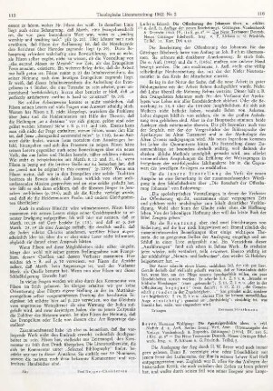 116-117 [Rezension] Die Apostelgeschichte