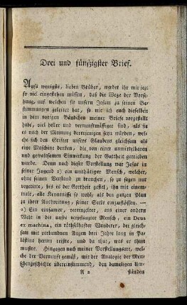 Drei und fünfzigster Brief. - Fünf und funfzigster Brief.