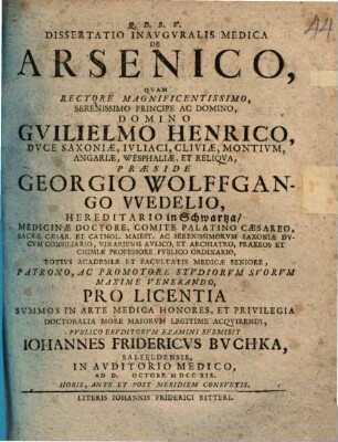 Diss. inaug. med. de arsenico