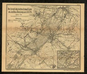 Skizze 6. Der Kampf des rechten Armeeflügels um die Oise-Übergänge am 30.8.1914.