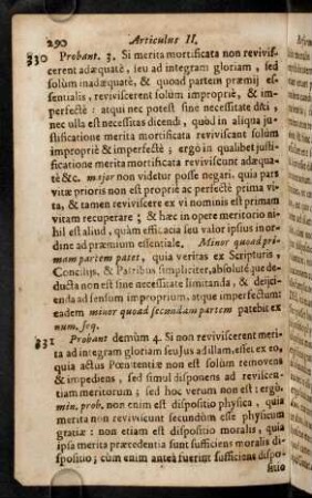 290-292, Probant demum 4. Si non reviviscerent merita ad ...