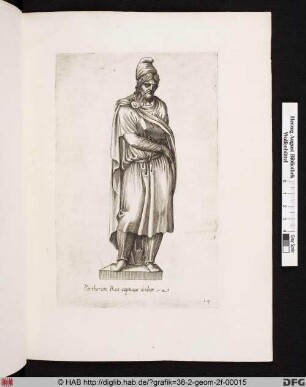 Statue eines gefangenen Herrschers.