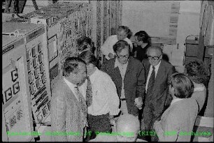 Besuch von Prof. Eduard Christian Kurt Pestel (niedersächsischer Minister für Wissenschaft und Kunst) am Kernforschungszentrum Karlsruhe (KfK)