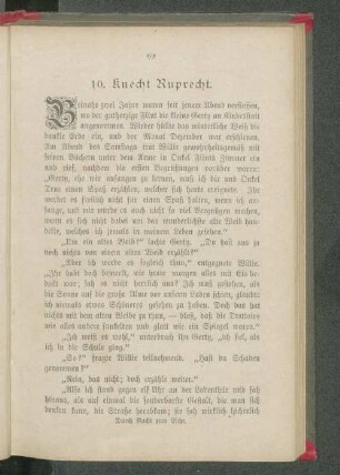10. Knecht Ruprecht.