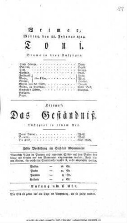 Das Geständniß