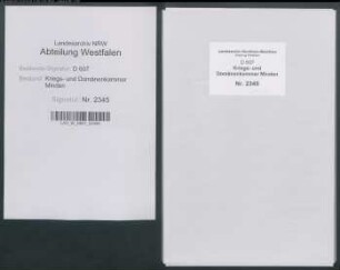 Anlegung einer Bockmühle durch den Kolonen Tiemann zu Schwenningdorf (Amt Limberg, Vogtei Bünde)