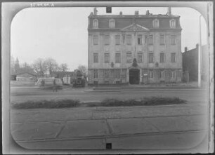 Dresden-Neustadt, Köpckestraße (Große Meißner Straße) 15. Ehem. Kollegienhaus (1723-1724; J. G. Gebhardt). Straßenfront