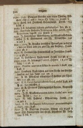 7385 Dandrada Defensio Tridentinæ[...] - 7603.7604 Calovii biblia illustrata[...]