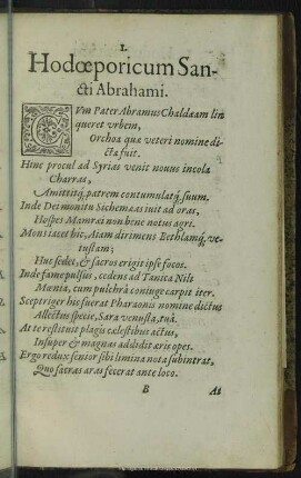 Hodoeporicum Sancti Abrahami