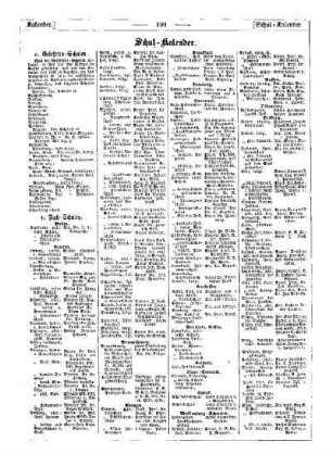 Schul-Kalender : Kirchen- und Schul-Kalender
