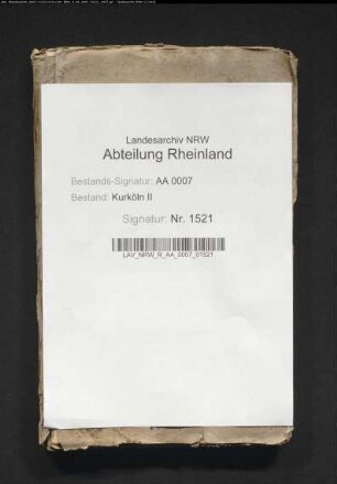 Zülpicher Kellnerei-Subregister