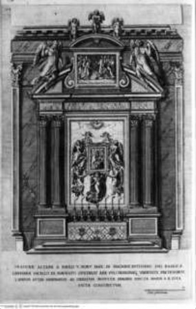 Basilicae S. Mariae Maioris de urbe a Liberio papa I usque ad Paulum V. Pont. Max., Taf. 192: Rom, S. Maria Maggiore, Altar der Cappella Paolina