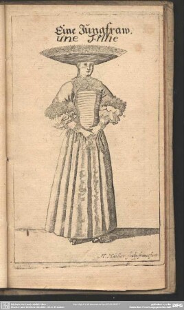 Eine Jūngfraw. Une Fillie