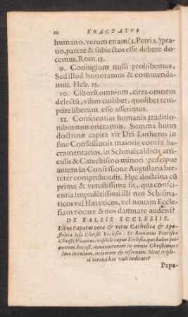 De Falsis Ecclesiis.