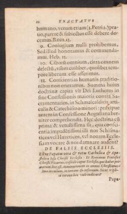 De Falsis Ecclesiis.