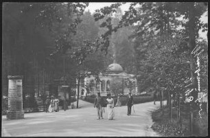 Marienbad. Waldquelle (1840, 1869) : Marienbad. Kolonnade der Waldquelle (1840, 1869; F. Zickler)