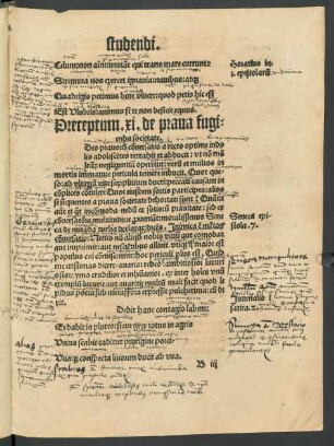 Preceptum .xi. de prava fugienda societate.