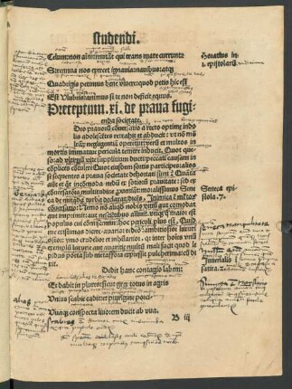 Preceptum .xi. de prava fugienda societate.